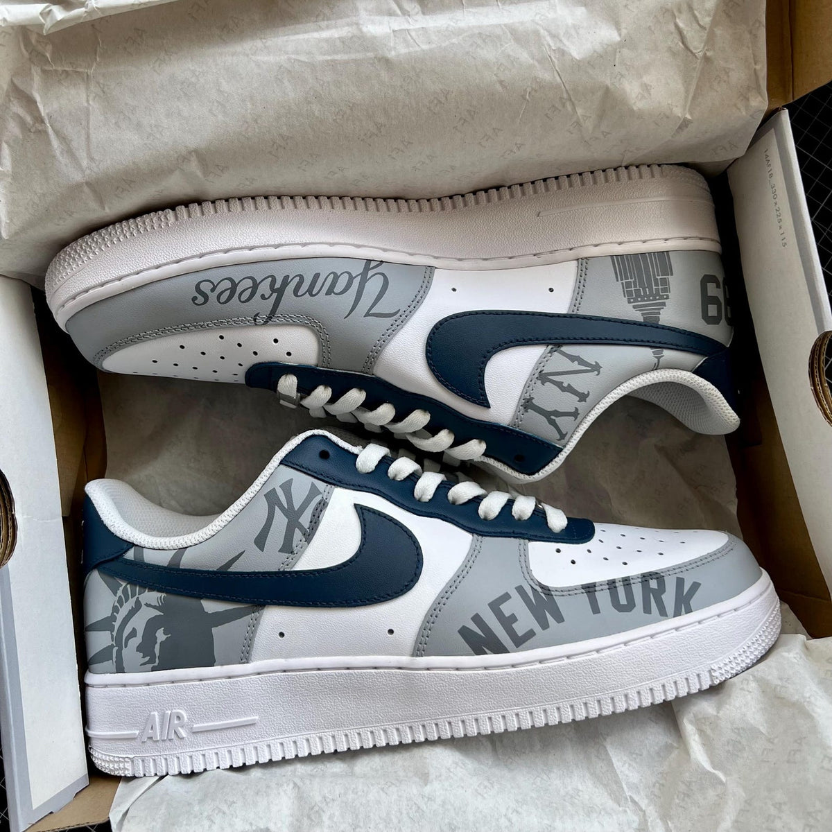 NY Yankees Custom Air Force 1