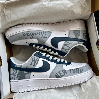 NY Yankees Custom Air Force 1