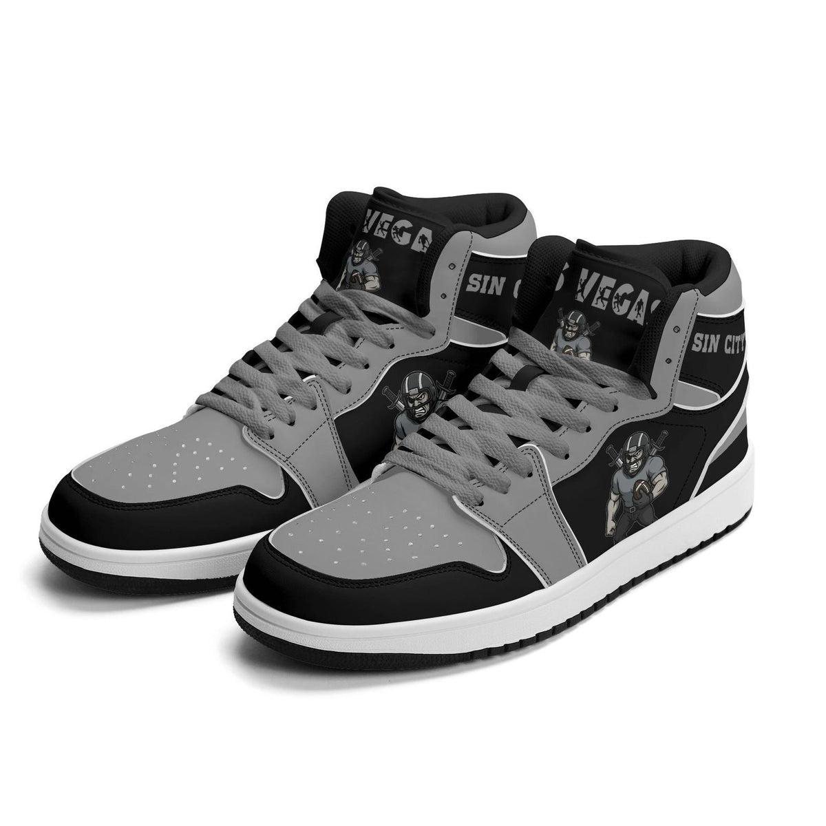 Las Vegas Football Team Shoes for Men & Women Team Themed Football Sport Shoes Custom Football Sneakers Las Vegas Sneakers Sin City Gifts
