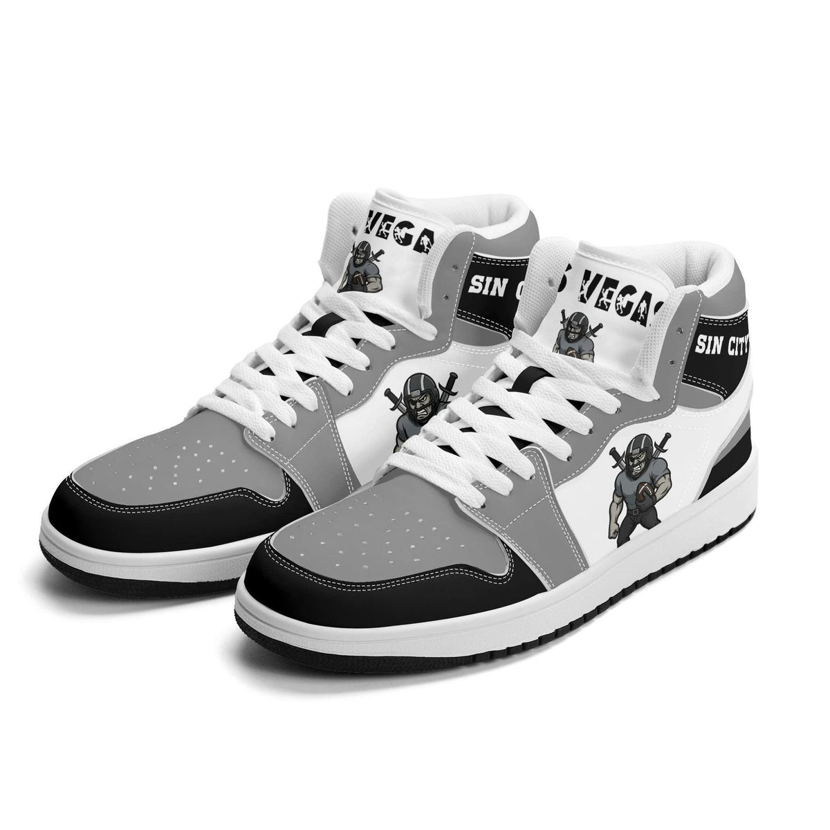 Las Vegas Football Team Shoes for Men & Women Team Themed Football Sport Shoes Custom Football Sneakers Las Vegas Sneakers Sin City Gifts