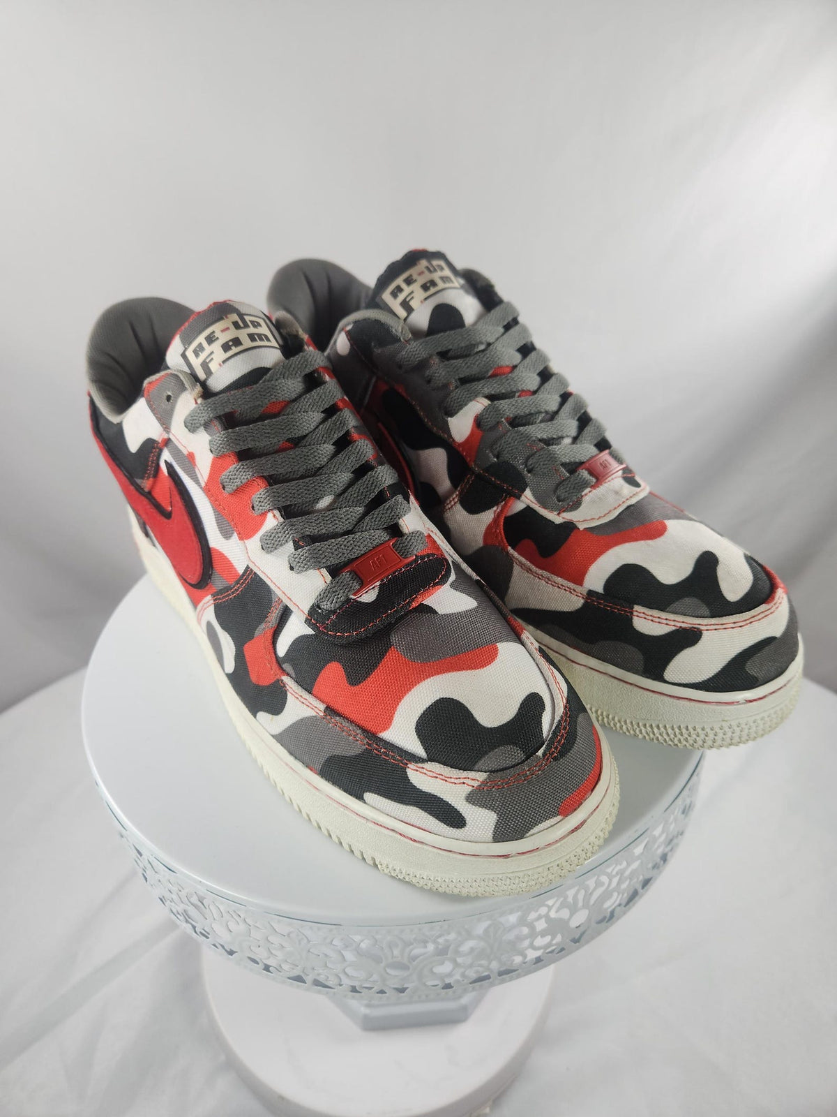 Custom Air Force 1 Sneakers – Handcrafted Camo Design