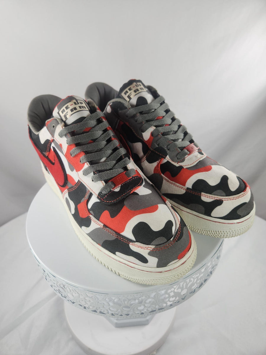 Custom Air Force 1 Sneakers – Handcrafted Camo Design