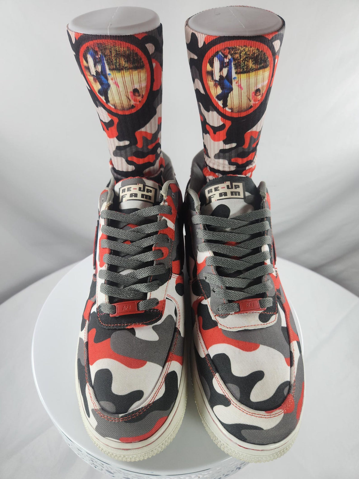 Custom Air Force 1 Sneakers – Handcrafted Camo Design
