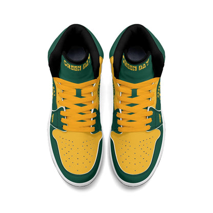 Green Bay Football Team Shoes for Men & Women Team Themed Football Sport Shoes Custom Football Sneakers Green Bay Sneakers Green Bay Gift