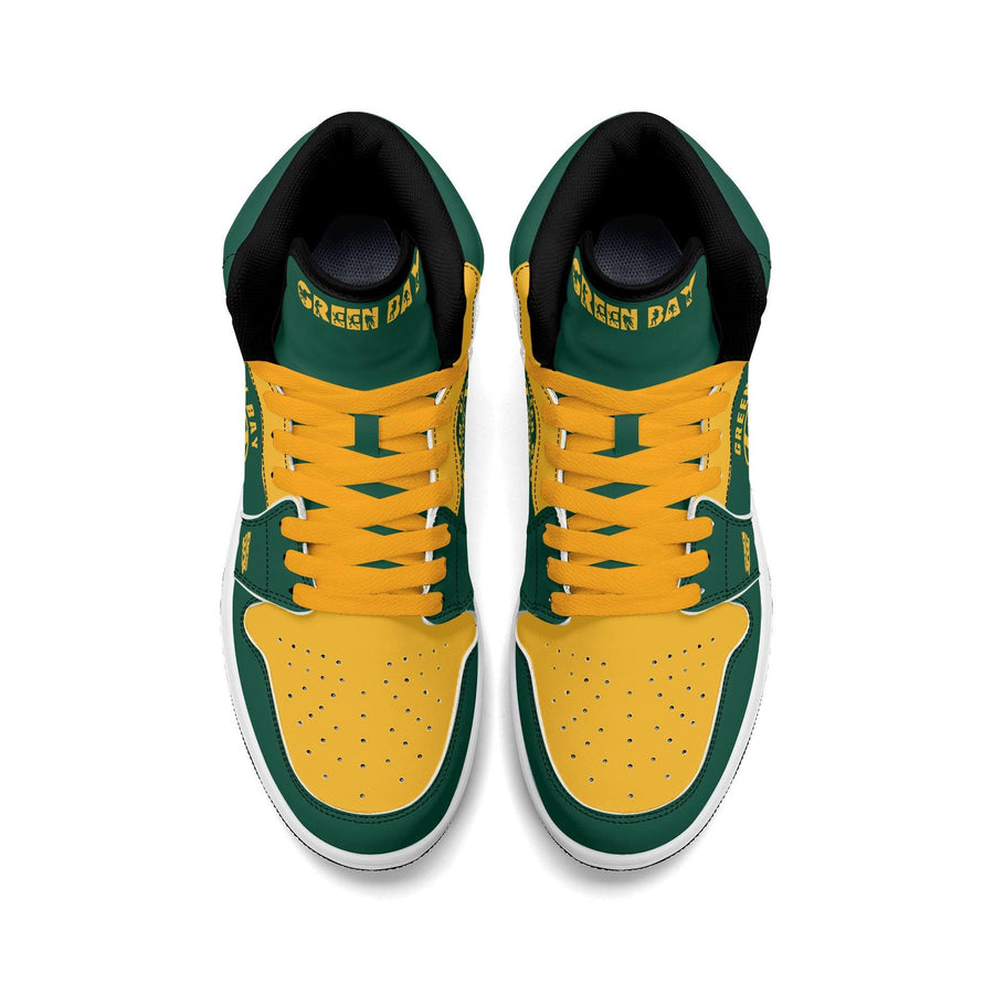 Green Bay Football Team Shoes for Men & Women Team Themed Football Sport Shoes Custom Football Sneakers Green Bay Sneakers Green Bay Gift