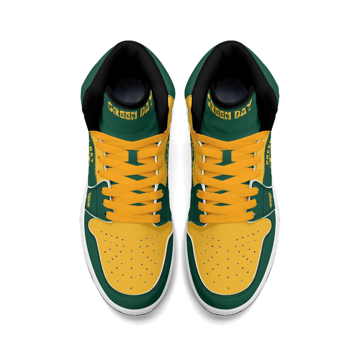 Green Bay Football Team Shoes for Men & Women Team Themed Football Sport Shoes Custom Football Sneakers Green Bay Sneakers Green Bay Gift