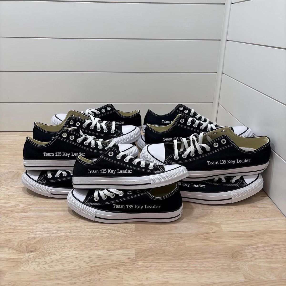 Custom Embroidered Converse Sneakers: Personalized Uniform Team Coach Shoes