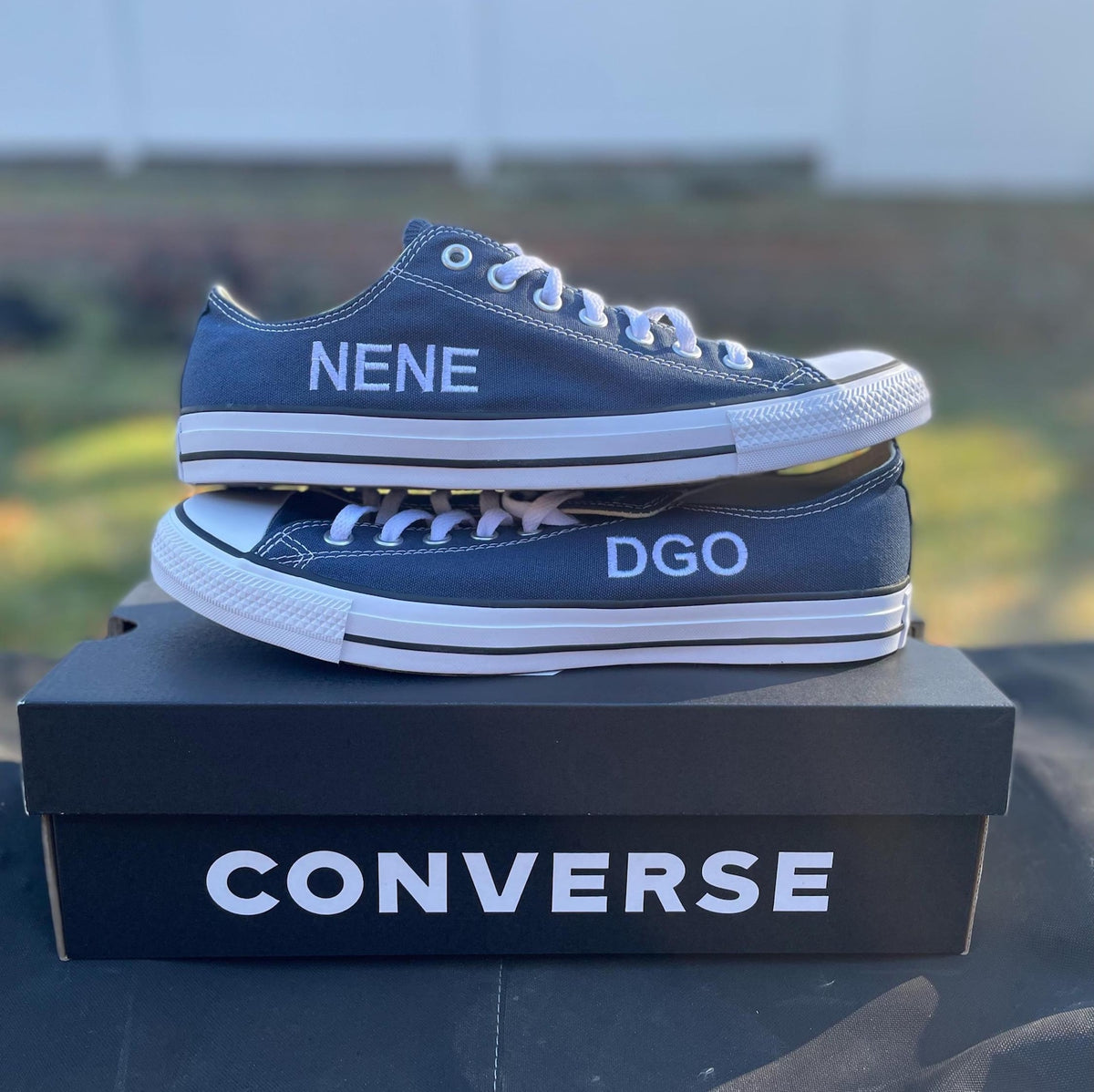 Custom Embroidered Converse Sneakers: Personalized Uniform Team Coach Shoes