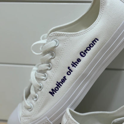 Custom Embroidered Converse Sneakers: Personalized Uniform Team Coach Shoes