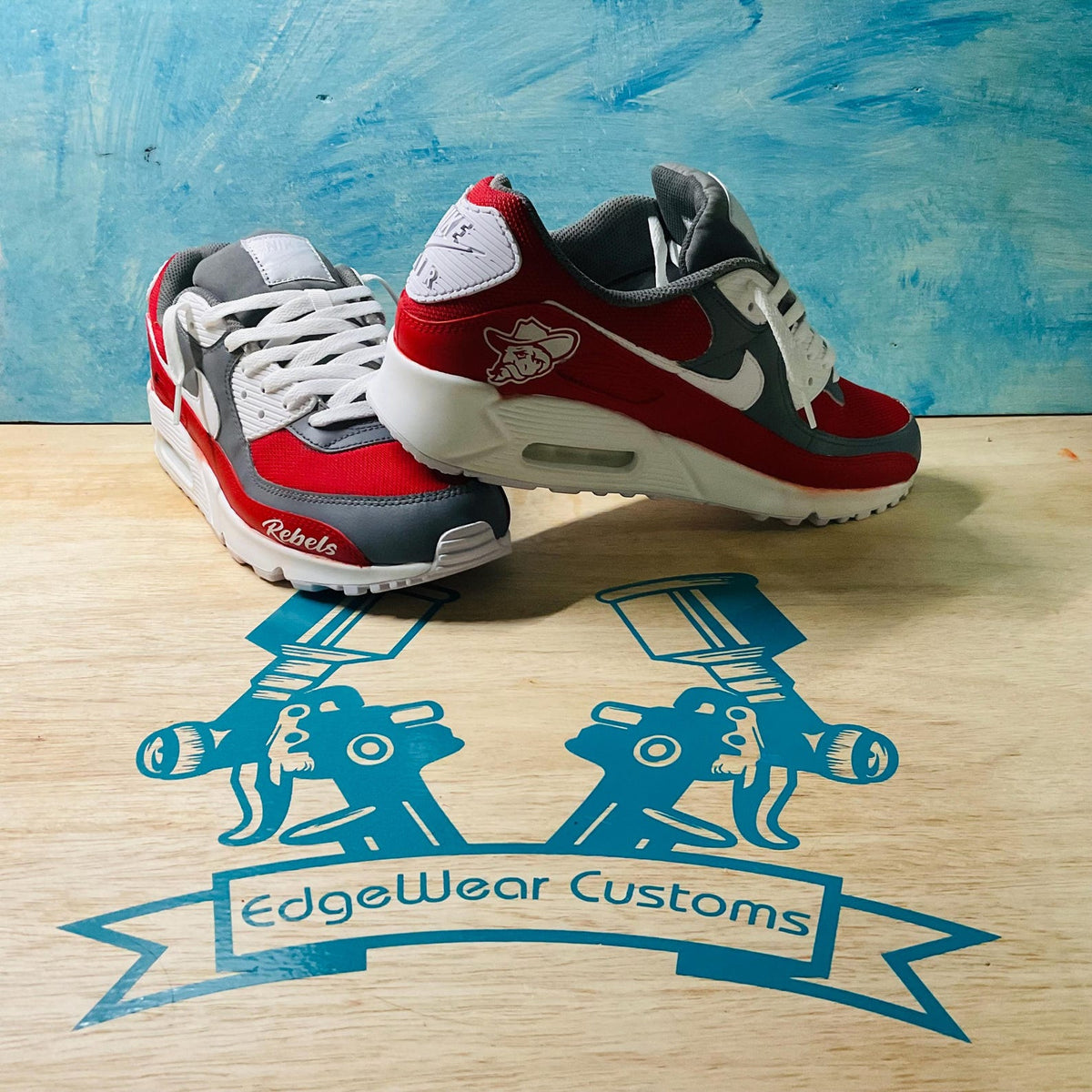 Custom Team and School Spirit Sneakers Personalized Hand Painted Shoes