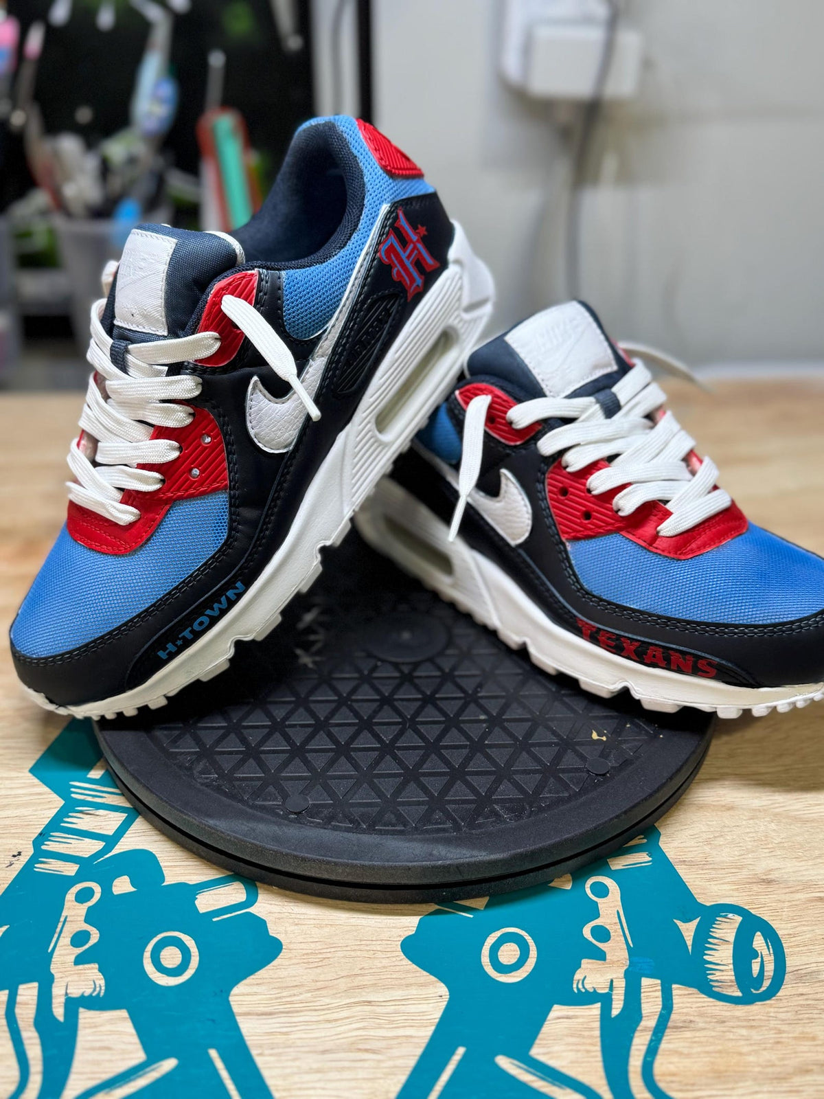 Custom Football Game Day Shoe