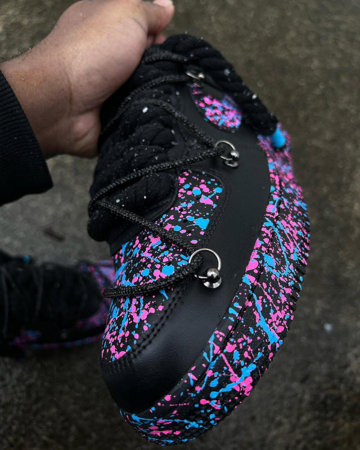 Custom Hand-Painted Sneakers: Unique Wearable Art