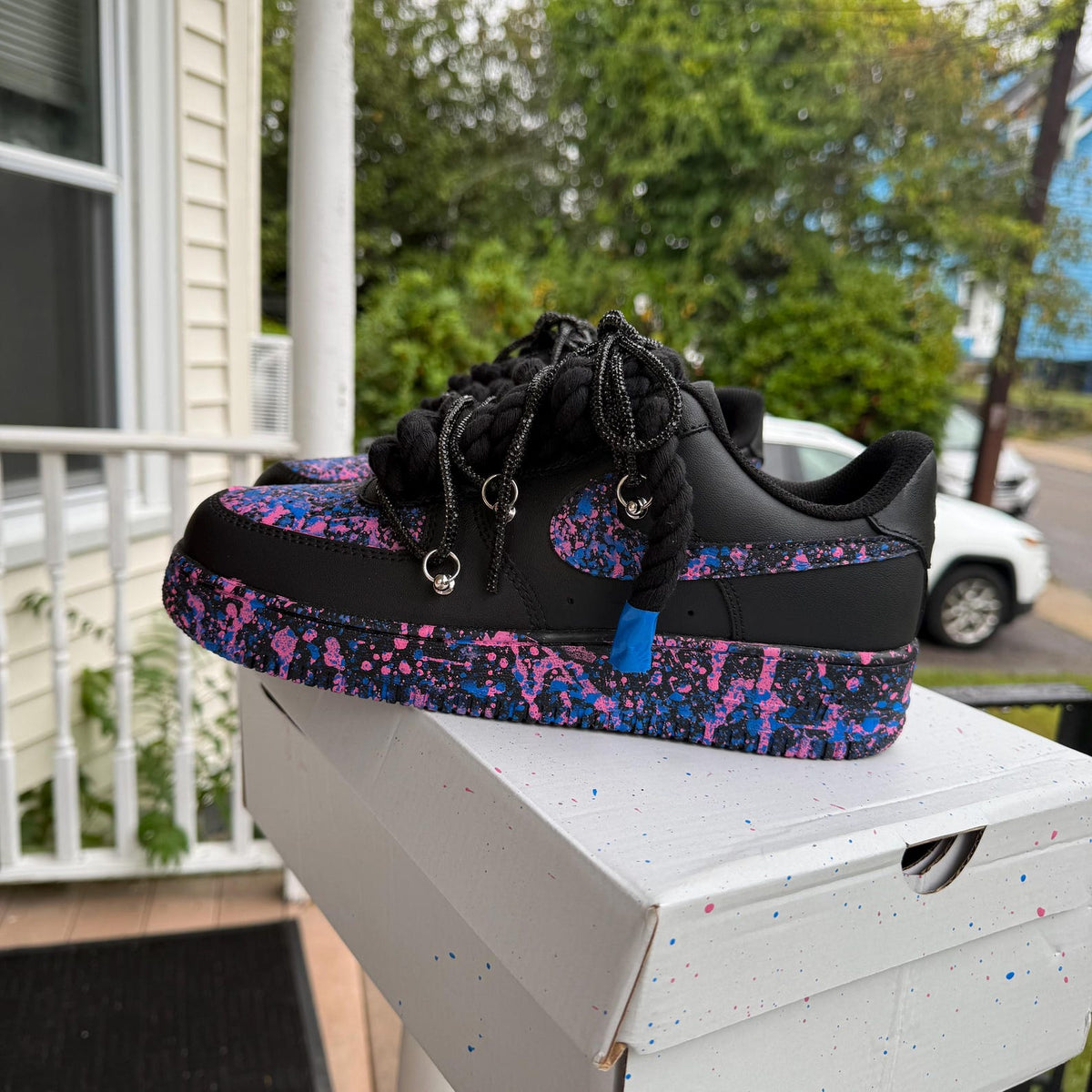 Custom Hand-Painted Sneakers: Unique Wearable Art