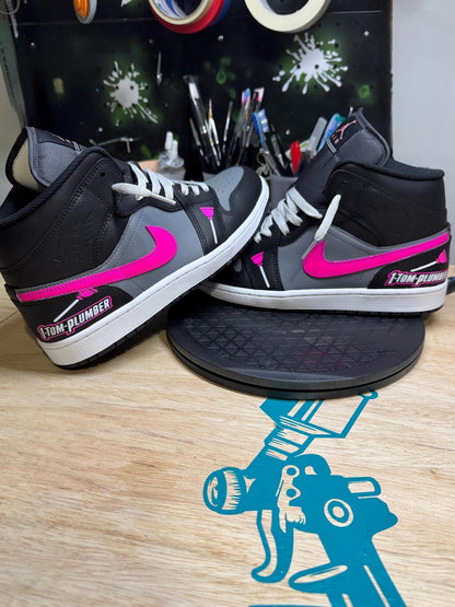 Custom Painted Sneakers – Business Logo & Company Branding
