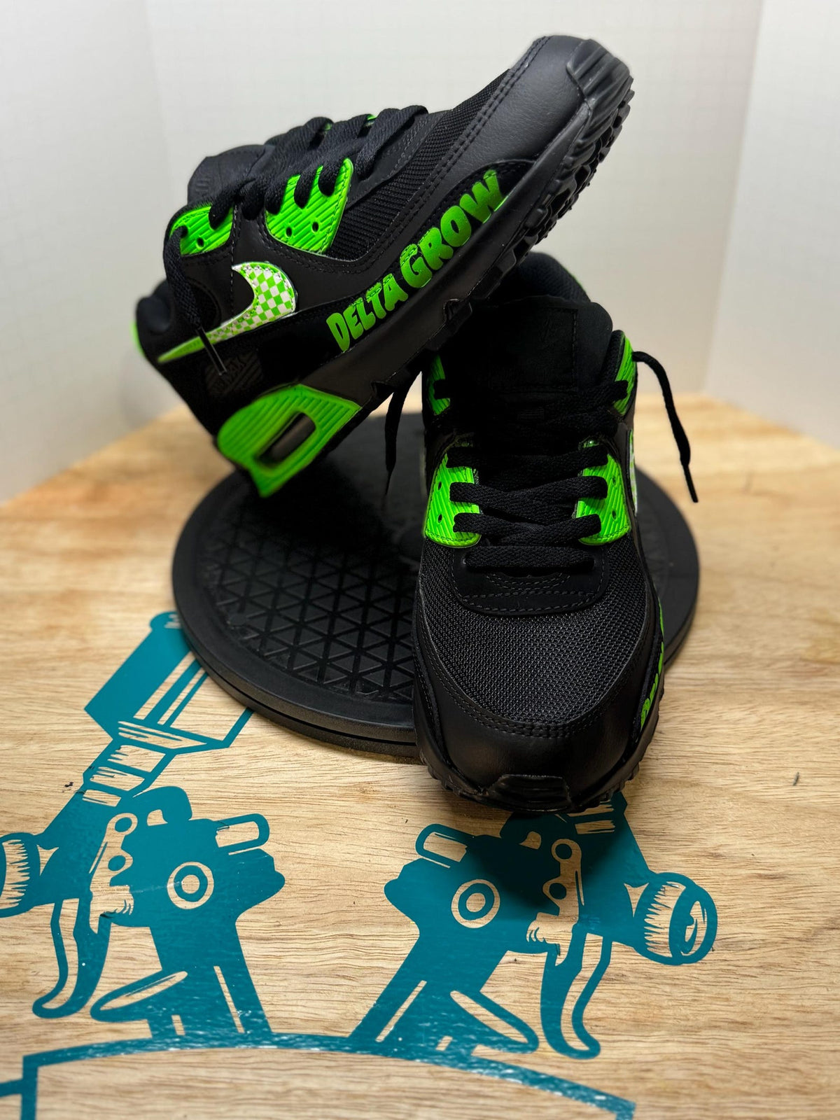 Custom Painted Sneakers – Business Logo & Company Branding