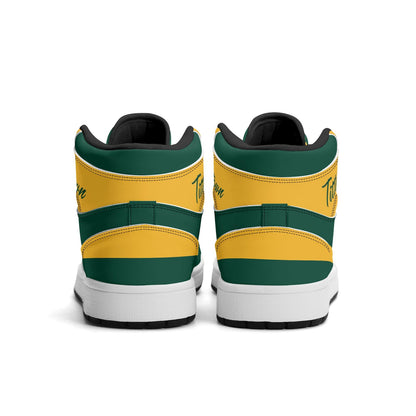 Green Bay Football Team Shoes for Men & Women Team Themed Football Sport Shoes Custom Football Sneakers Green Bay Sneakers Green Bay Gift