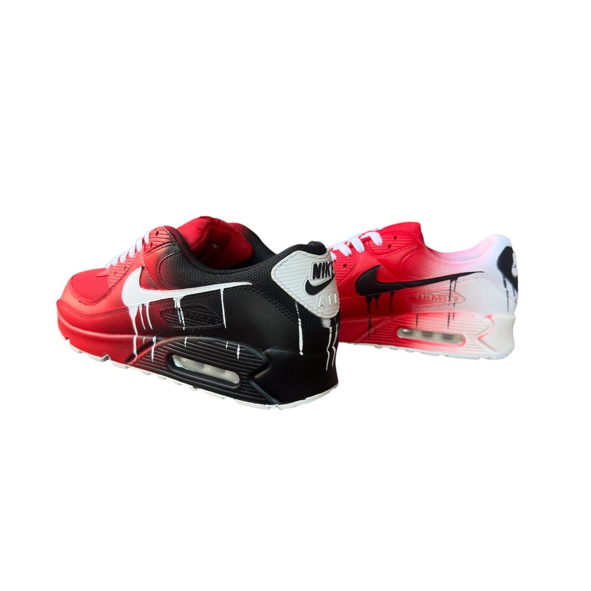 Custom Nike Air Max 90 Sneakers | Hand-Painted Drip Design | Personalized Streetwear Shoes | Retro Gift