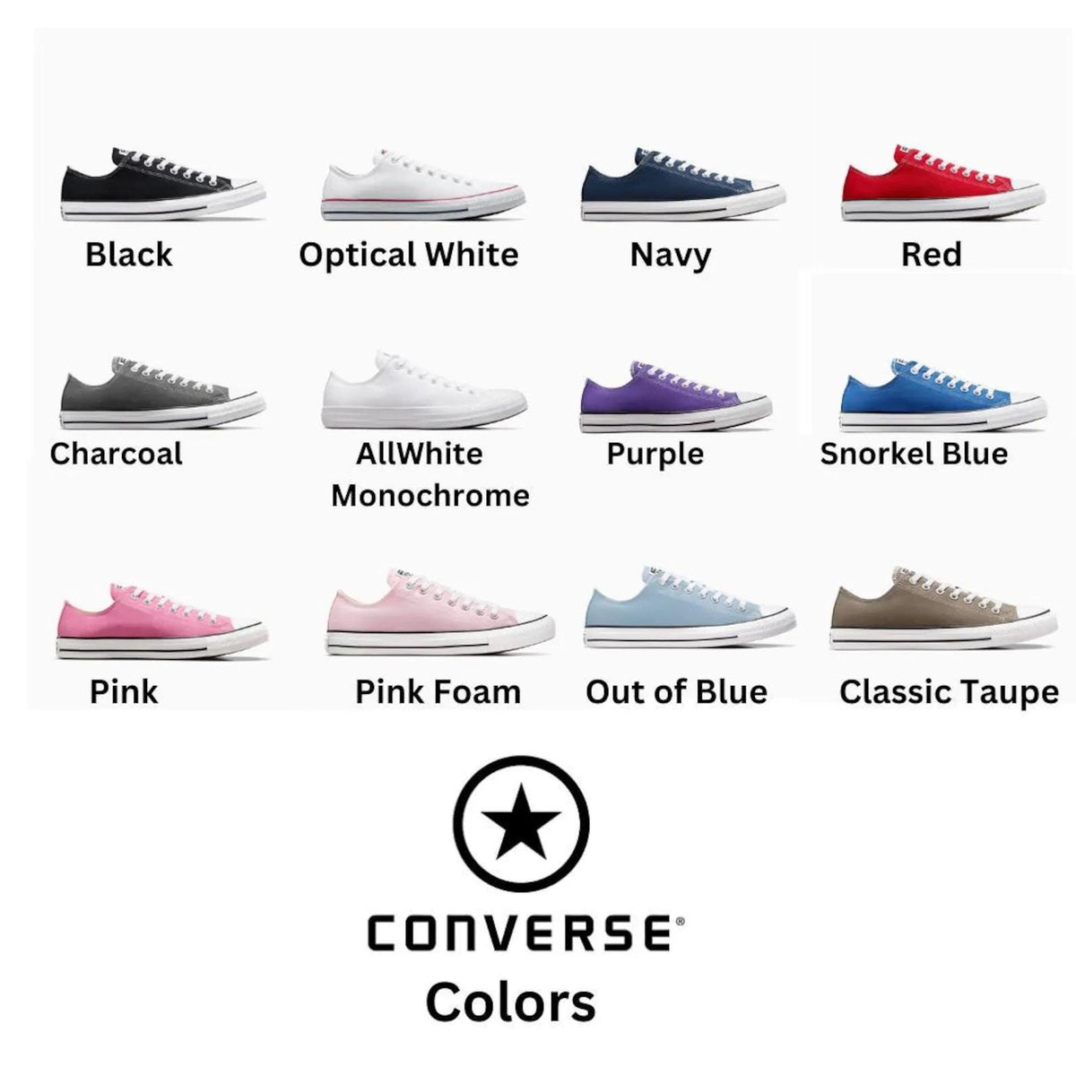 Custom Embroidered Converse Sneakers: Personalized Uniform Team Coach Shoes