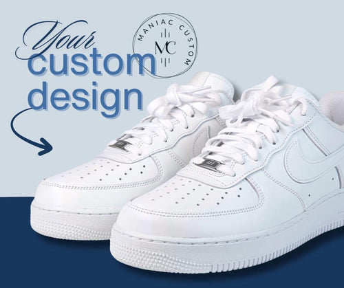 Personalisierte Nike Air Force 1 – Handbemalte Custom Sneaker mit deinem Wunschmotiv – Einzigartig & individuell