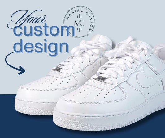 Personalisierte Nike Air Force 1 – Handbemalte Custom Sneaker mit deinem Wunschmotiv – Einzigartig & individuell