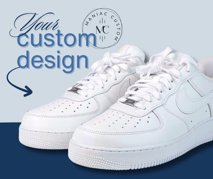 Personalisierte Nike Air Force 1 – Handbemalte Custom Sneaker mit deinem Wunschmotiv – Einzigartig & individuell