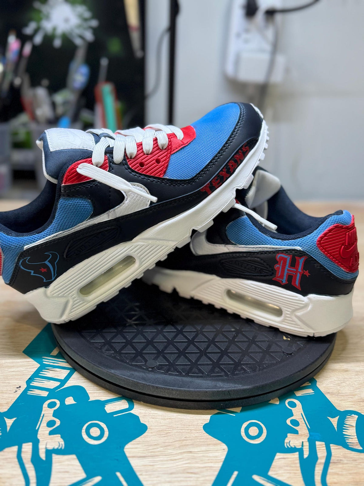 Custom Football Game Day Shoe