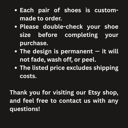 Custom Air Force 1 Sneakers | Black Drips on Navy Blue Paint l Birthday Gift