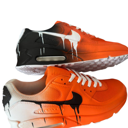Custom Nike Air Max 90 Sneakers | Hand-Painted Drip Design | Personalized Streetwear Shoes | Retro Gift