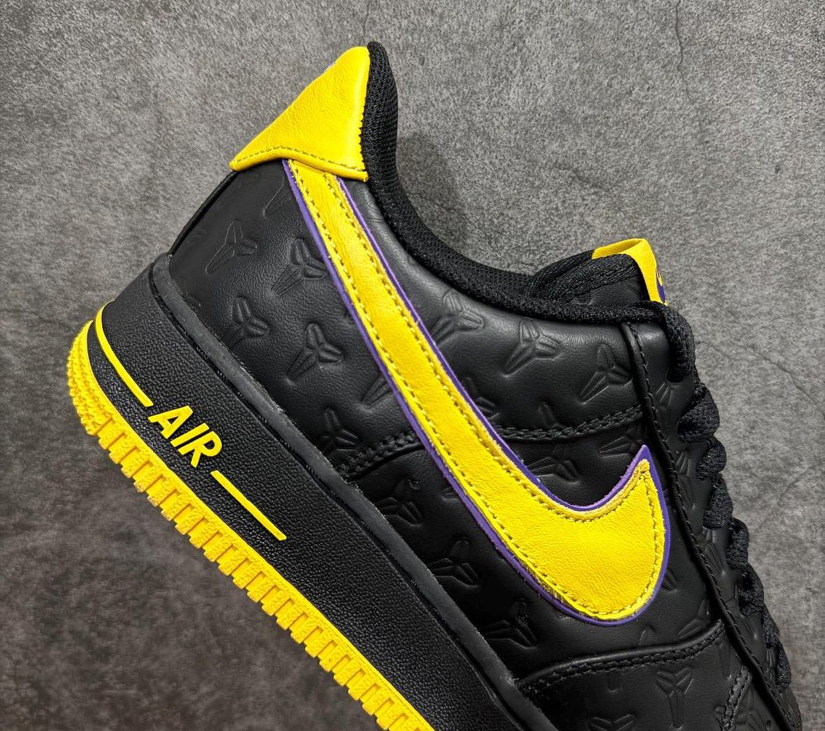 Air Force 1 Kobe Bryant custom sneakers, handmade