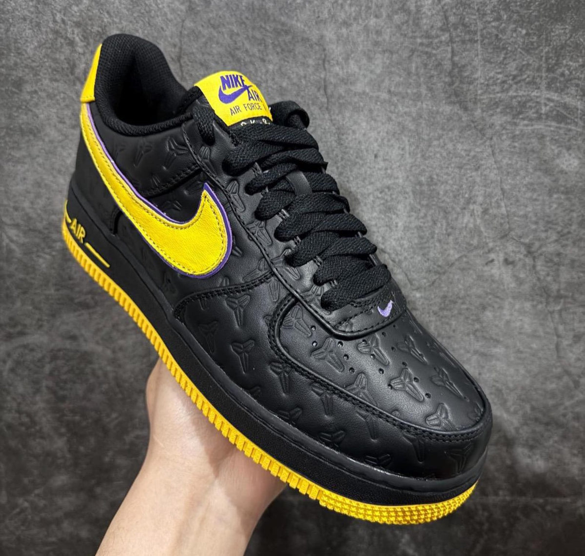 Air Force 1 Kobe Bryant custom sneakers, handmade