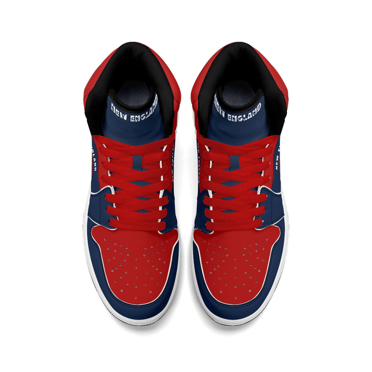 New England Football Team Shoes for Men & Women Team Themed Basketball Shoes Custom  Football New England Blue Sneakers New England Gifts