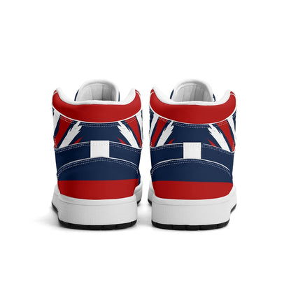 New England Football Team Shoes for Men & Women Team Themed Basketball Shoes Custom  Football New England Blue Sneakers New England Gifts