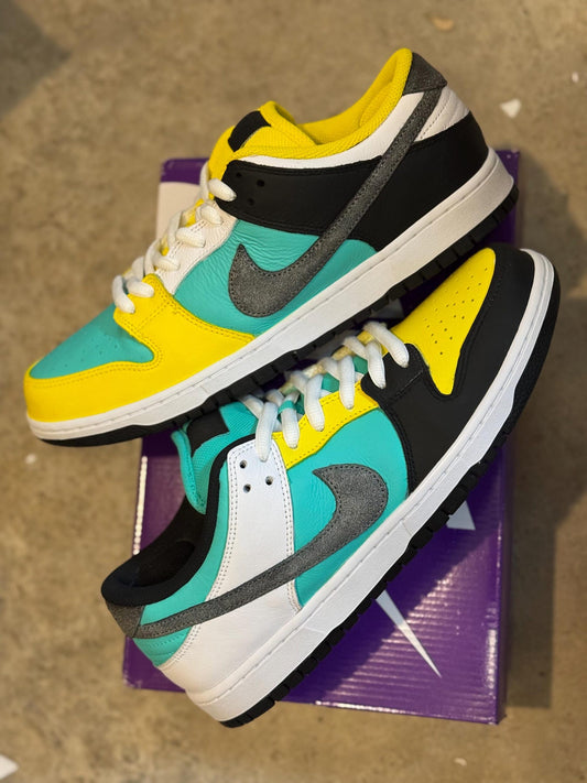 Tiffany and yellow SB Custom dunks