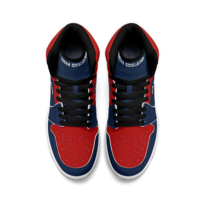 New England Football Team Shoes for Men & Women Team Themed Basketball Shoes Custom  Football New England Blue Sneakers New England Gifts