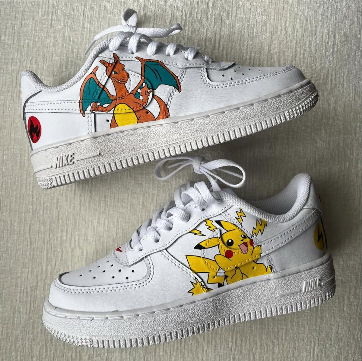 Custom Nike Air Force 1 | Hand Painted Sneakers | Pokémon | Pokémon customs| Personalized Nike Shoes AF1 | Custom Kicks Toddler/Kids/Adults