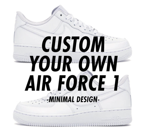 Nike Air Force 1 Custom Your Own Sneakers – Minimal Design
