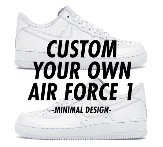 Nike Air Force 1 Custom Your Own Sneakers – Minimal Design