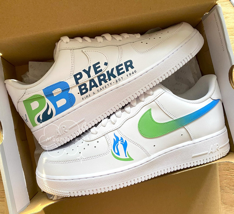 Business Logo Sneakers - Your logo on Nike Air Force 1 - Company gifts