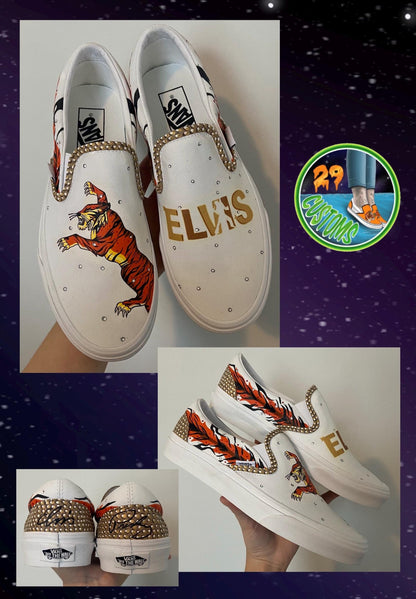 Custom Hand Painted Vans Sneakers | Personalized Shoes | Gift for Her or Him | Made to Order Unique Art Footwear |