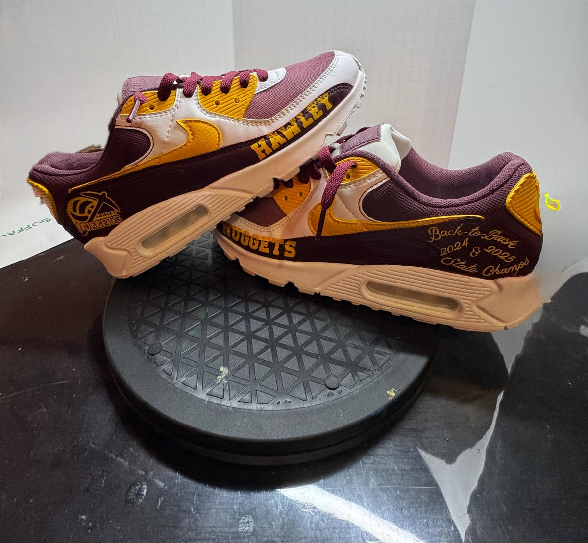 Custom Team and School Spirit Sneakers Personalized Hand Painted Shoes