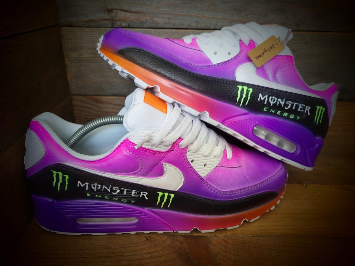 Custom Painted Air Max 90/Sneakers/Shoes/Kicks/Premium/Personalised/Formula 1/F1