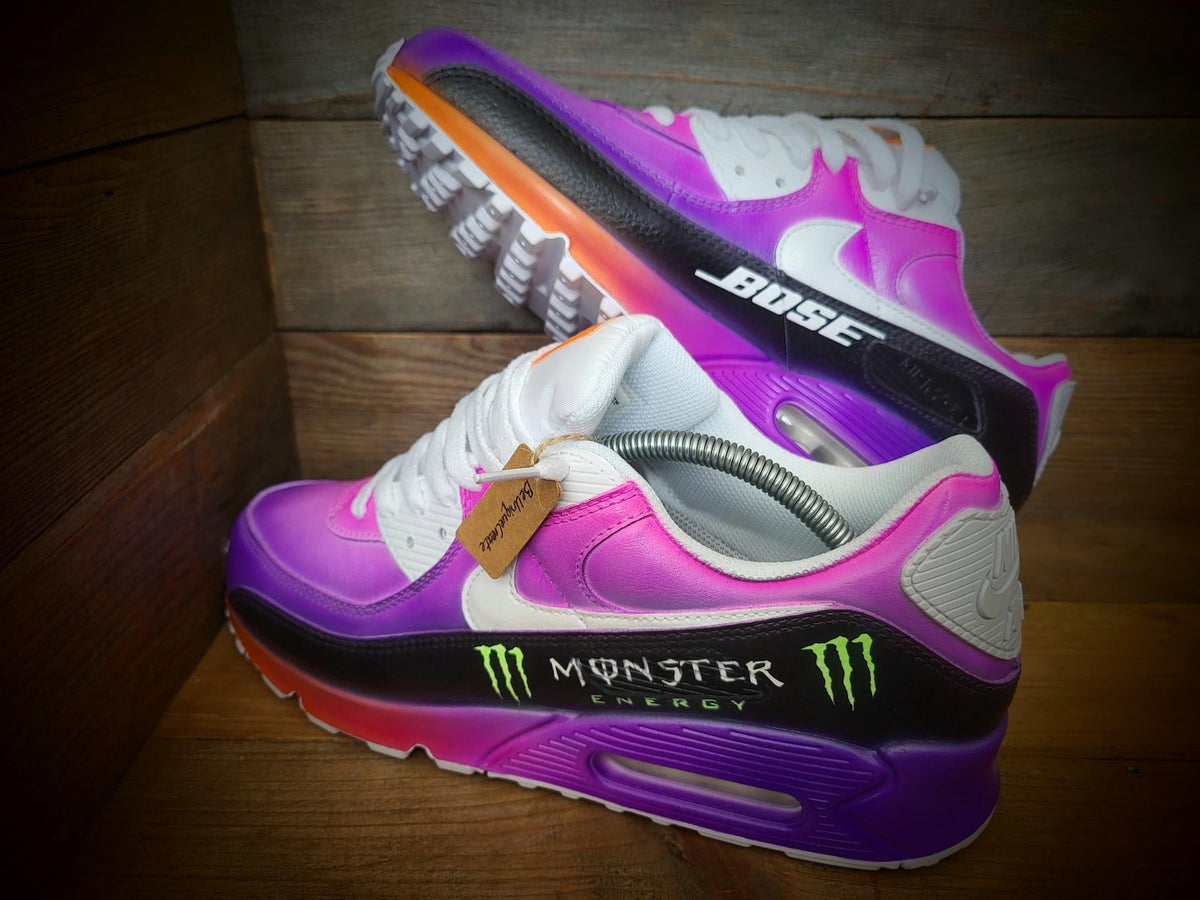 Custom Painted Air Max 90/Sneakers/Shoes/Kicks/Premium/Personalised/Formula 1/F1