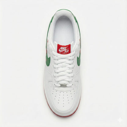 Custom Hand-Painted Nike Air Force 1 Shoes | Christmas Santa | Jolly Holiday AF1 Sneakers | Festive Streetwear