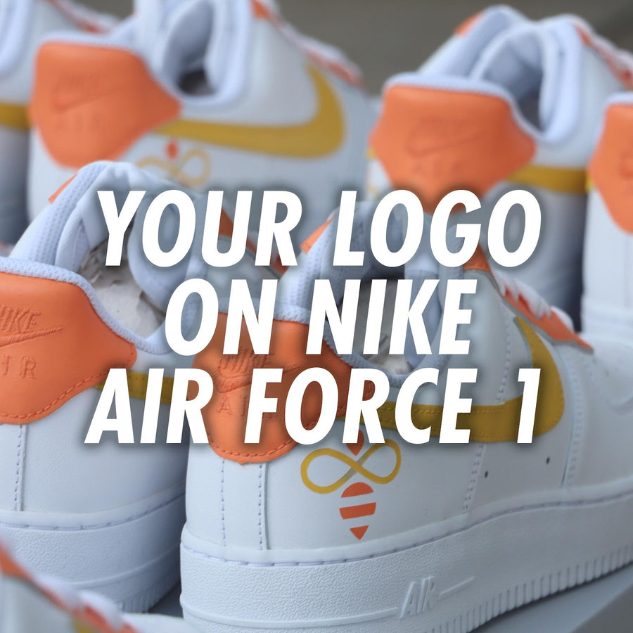 Business Logo Sneakers - Your logo on Nike Air Force 1 - Company gifts