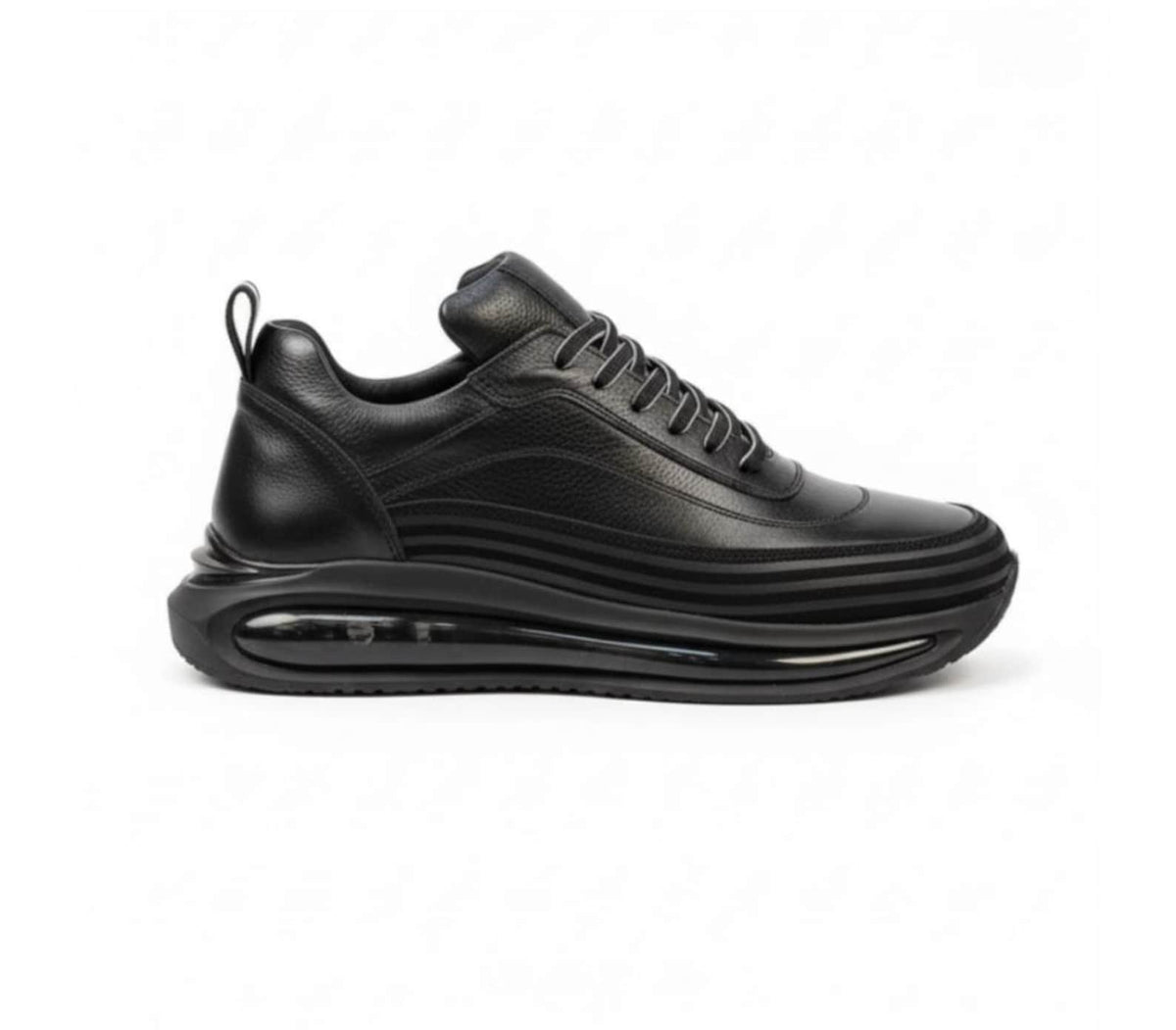 Men’s Genuine Leather Sneakers, Walking Shoes, Casual Trainers, Handmade Streetwear Shoes, Modern Everyday Footwear