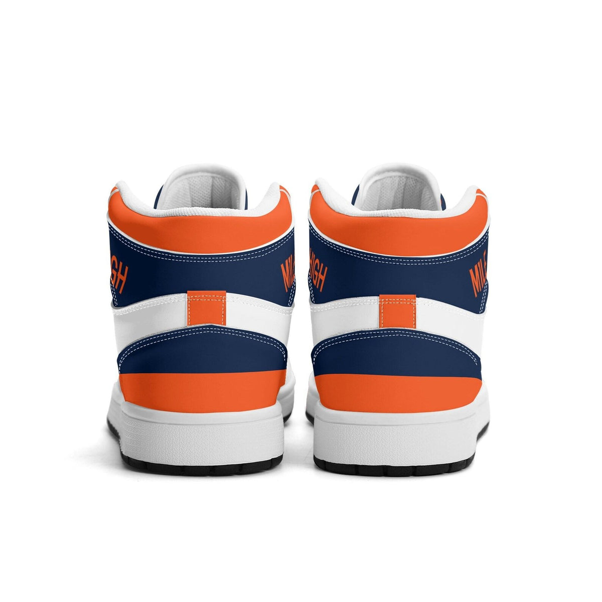 Denver Football Team Shoes for Men & Women Team Themed Football Sport Sneakers Custom Denver Football White Shoes Denver Gift Rocky Mountain
