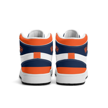 Denver Football Team Shoes for Men & Women Team Themed Football Sport Sneakers Custom Denver Football White Shoes Denver Gift Rocky Mountain