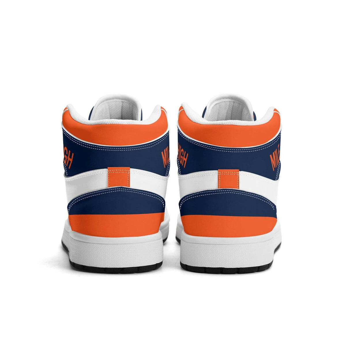 Denver Football Team Shoes for Men & Women Team Themed Football Sport Sneakers Custom Denver Football White Shoes Denver Gift Rocky Mountain