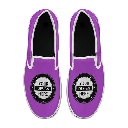 Personalized Slip On Canvas Shoes – Custom Printed Men's  Casual Flat Shoes for Daily Wear