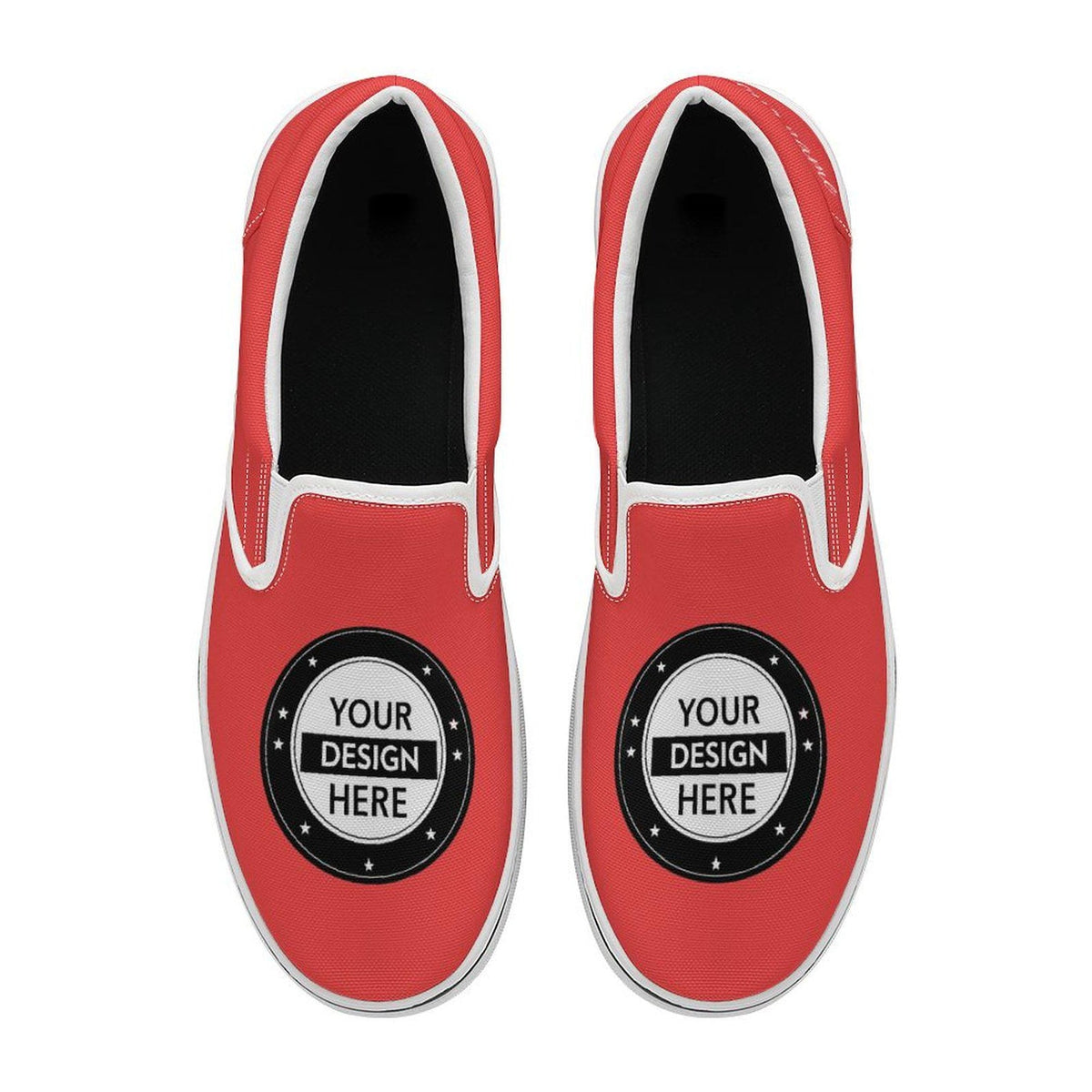 Personalized Slip On Canvas Shoes – Custom Printed Men's  Casual Flat Shoes for Daily Wear